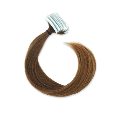 Invisi-Tab Tape-In Topper Hair Extensions: Virgin European Hair 14-15 inches