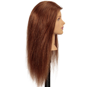 Isabella: [100% Human Hair Mannequin] Long Hair Training Head HairArt Int'l Inc.