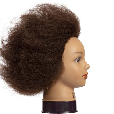 Jade Human Textured Hair for braiding and fade practice [Textured Hair Mannequin] HairArt Int'l Inc.