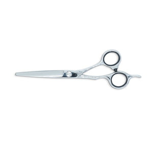 Joewell ZV Series 5.5 / 6" Convex Blade Shears – Ergonomic Offset Handle Scissors