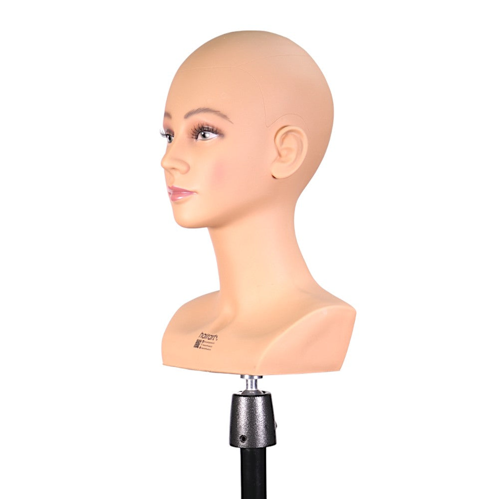 HairArt Julia – Bald Training Mannequin Head