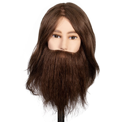 Liam 100% European Hair Mannequin Head by HairArt