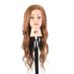 Linda [100% Human Hair Mannequin] Long Hair Training Head