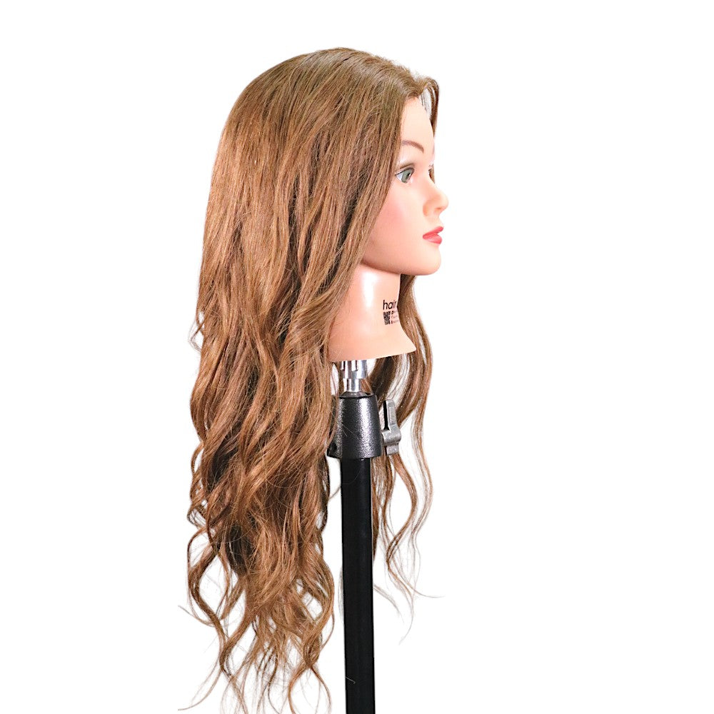 Linda [100% Human Hair Mannequin] Long Hair Training Head