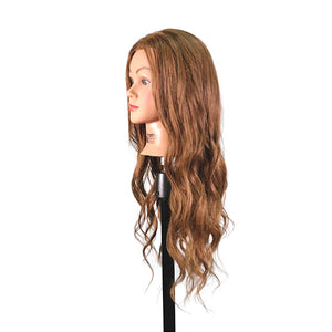Linda [100% Human Hair Mannequin] Long Hair Training Head