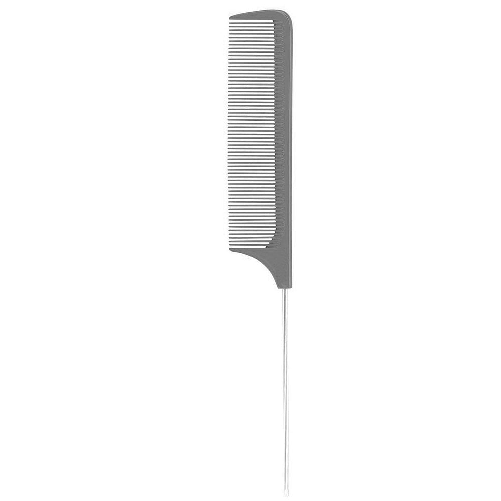 Metal Rat Tail Comb- Gray - H3000 Collection HairArt Int'l Inc.