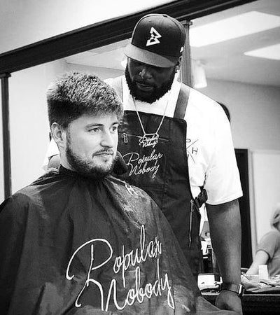 Popular Nobody by John Mosley Barber Case - Black with Gold Trim HairArt Int'l Inc.