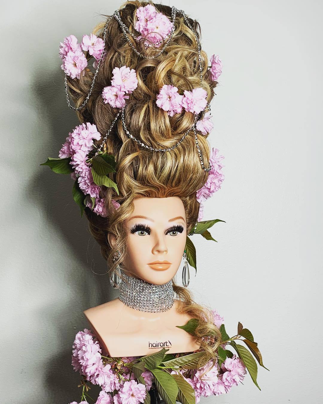 Tessa [100% Human Hair Mannequin] Long Hair Training Head HairArt Int'l Inc.