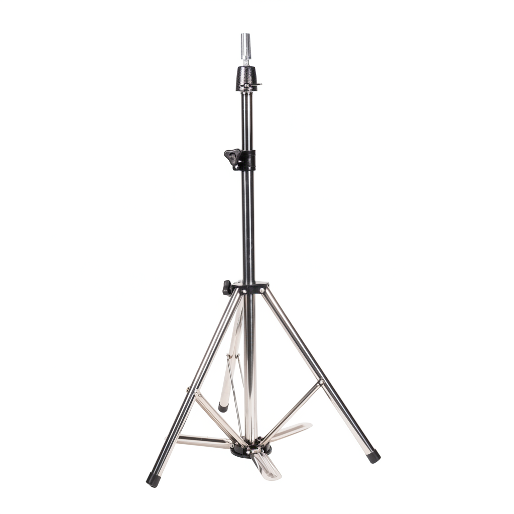 Stainless-Steel Collapsible Mannequin Head Tripod with foot paddle