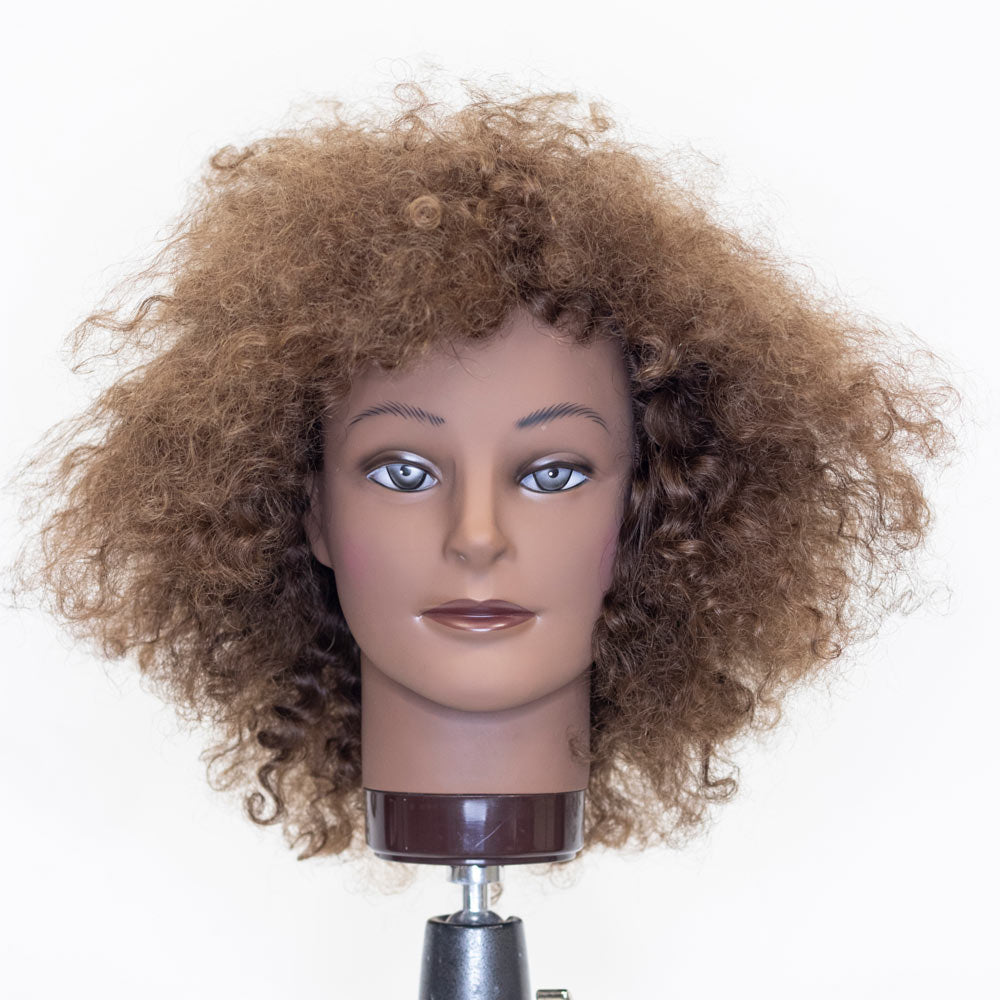 Human hair head on sale mannequin