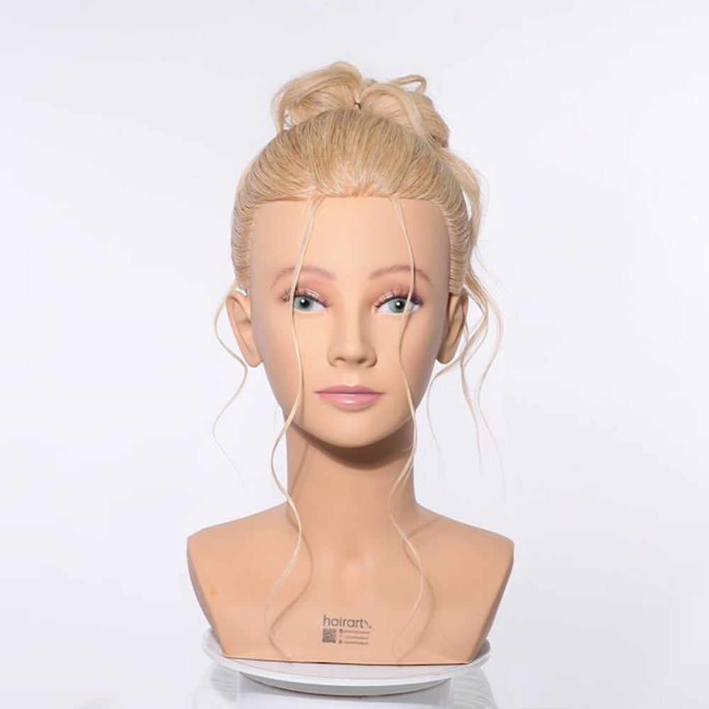 Blonde Ava Updo & Bridal Training Mannequin [100% Human Hair]