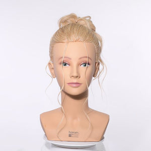 Blonde Ava Updo & Bridal Training Mannequin [100% Human Hair]