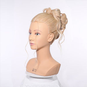 Blonde Ava Updo & Bridal Training Mannequin [100% Human Hair]