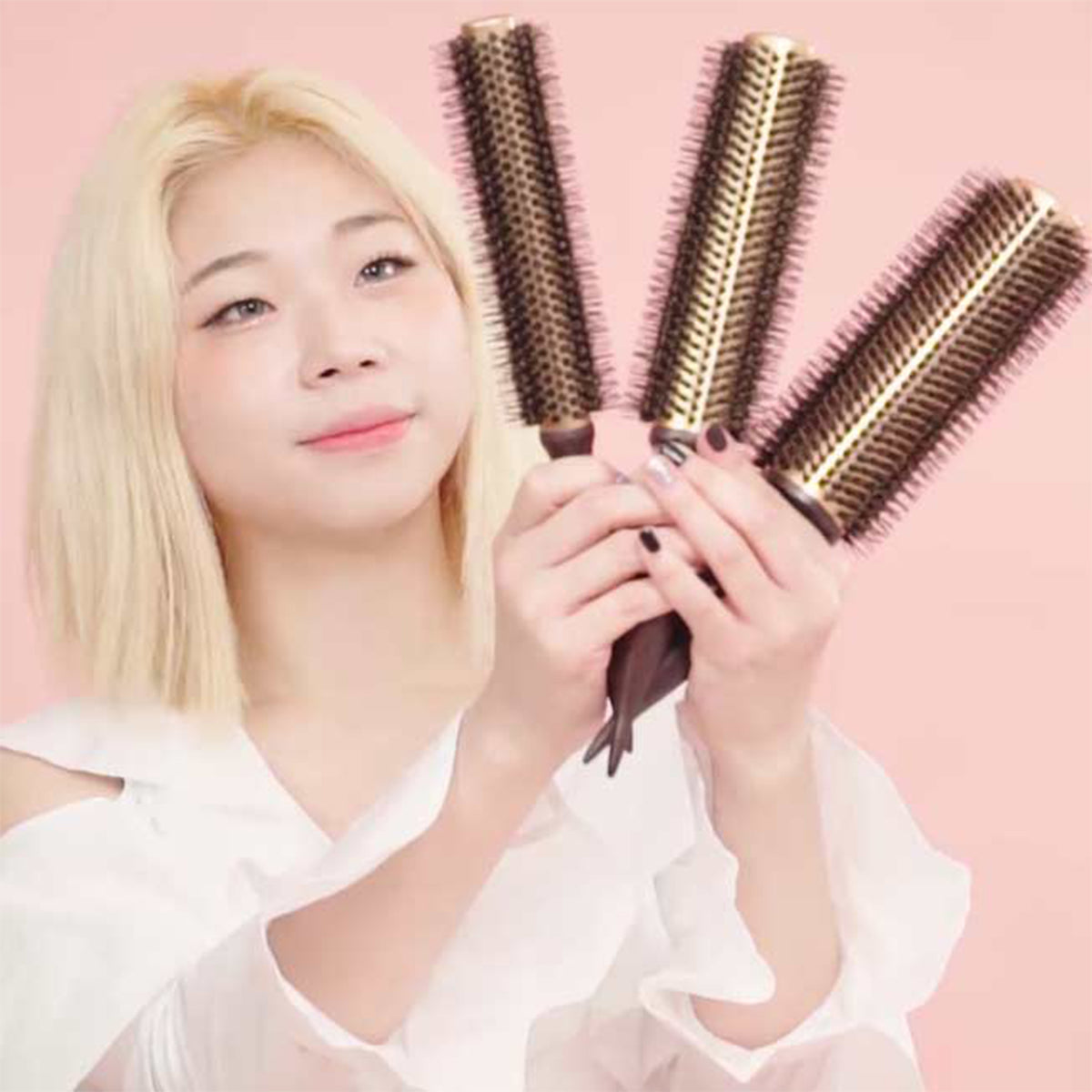 Korean Long Brush For Blowouts: H3000 Luxe Brush
