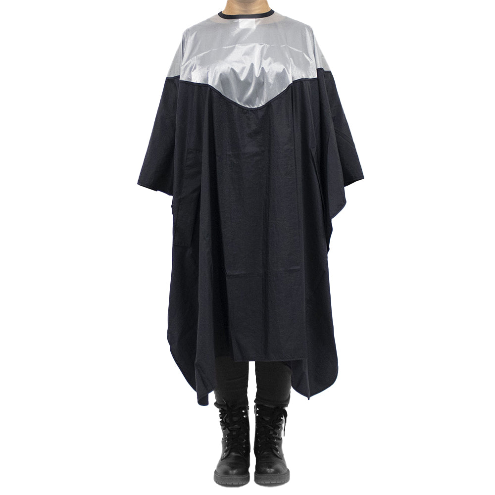 Topping Cape For Cutting & Styling - Black/Light Grey