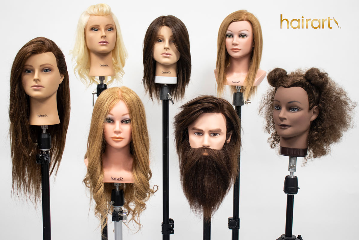 100% Human Hair Mannequins for Salons and Cosmetology Use - HairArt -  HairArt Int'l Inc.
