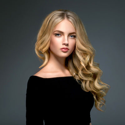 Invisi-Tab Tape-In Topper Hair Extensions: Fine Quality Remy Hair 20-22 inches