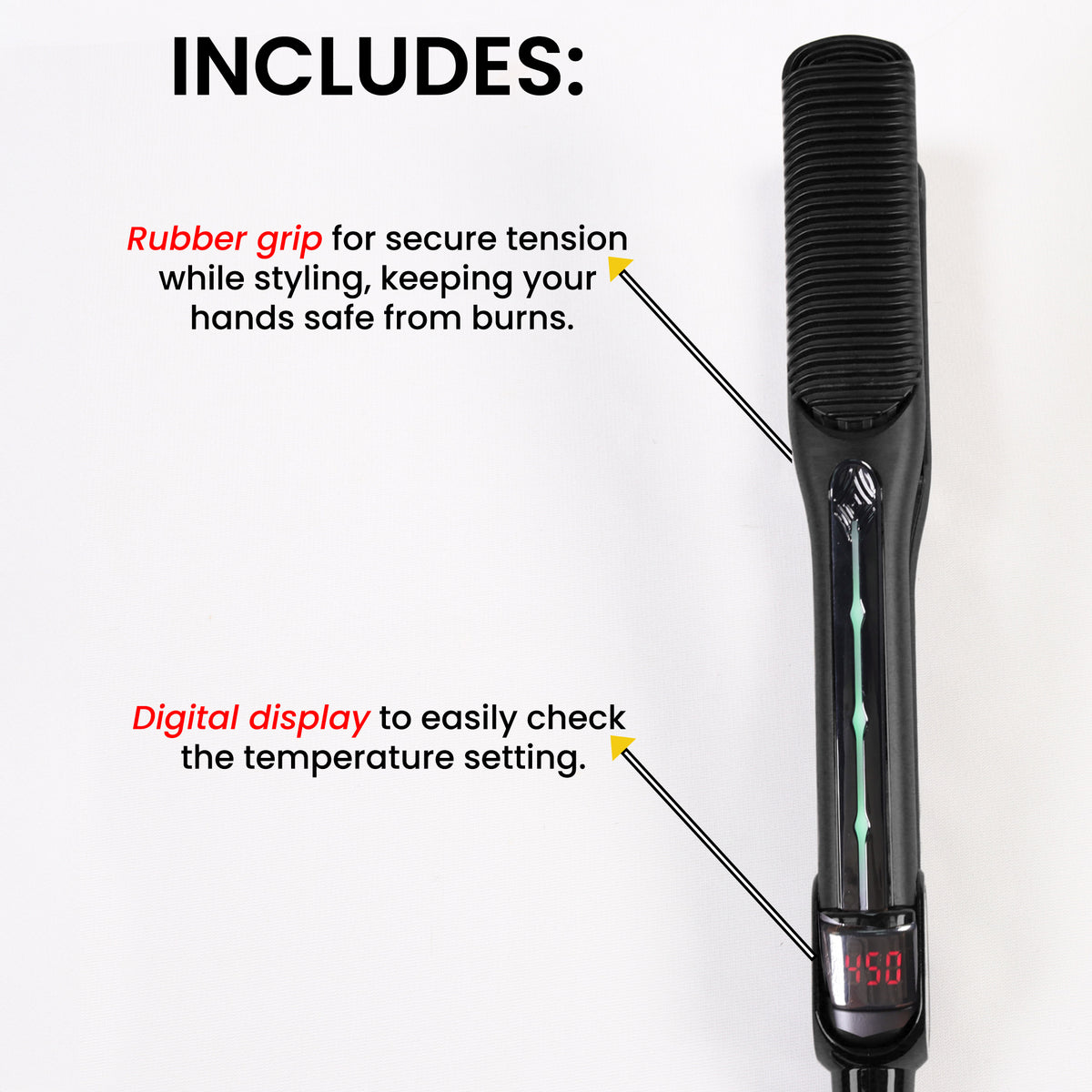 H3000 Luxe Digital Flat Iron 1 1/4"