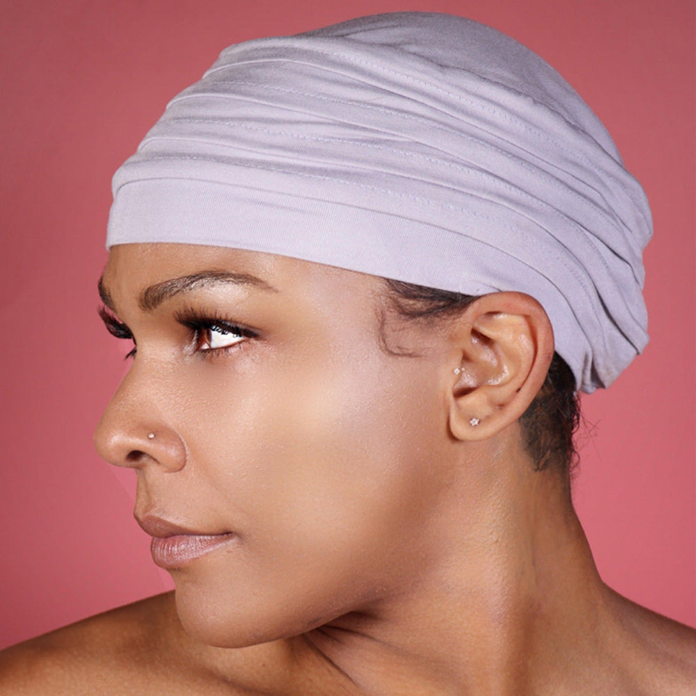 Bamboo Turban - Gray