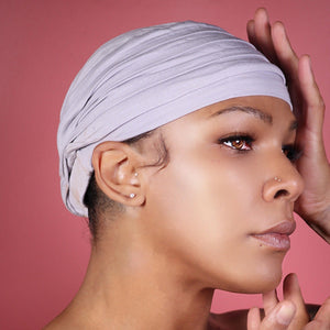 Bamboo Turban - Gray