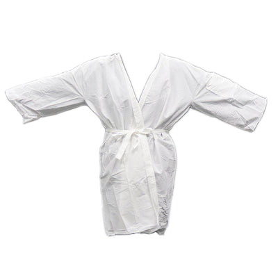 Disposable Wrap Around Gown (White) : PPE Goods from Hair Art