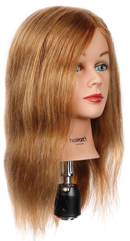 Isabella Human Hair Mannequin for stying practice - HairArt Int'l Inc.