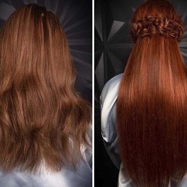 Clip-in 100% Human Hair Extensions: 16" - 18"