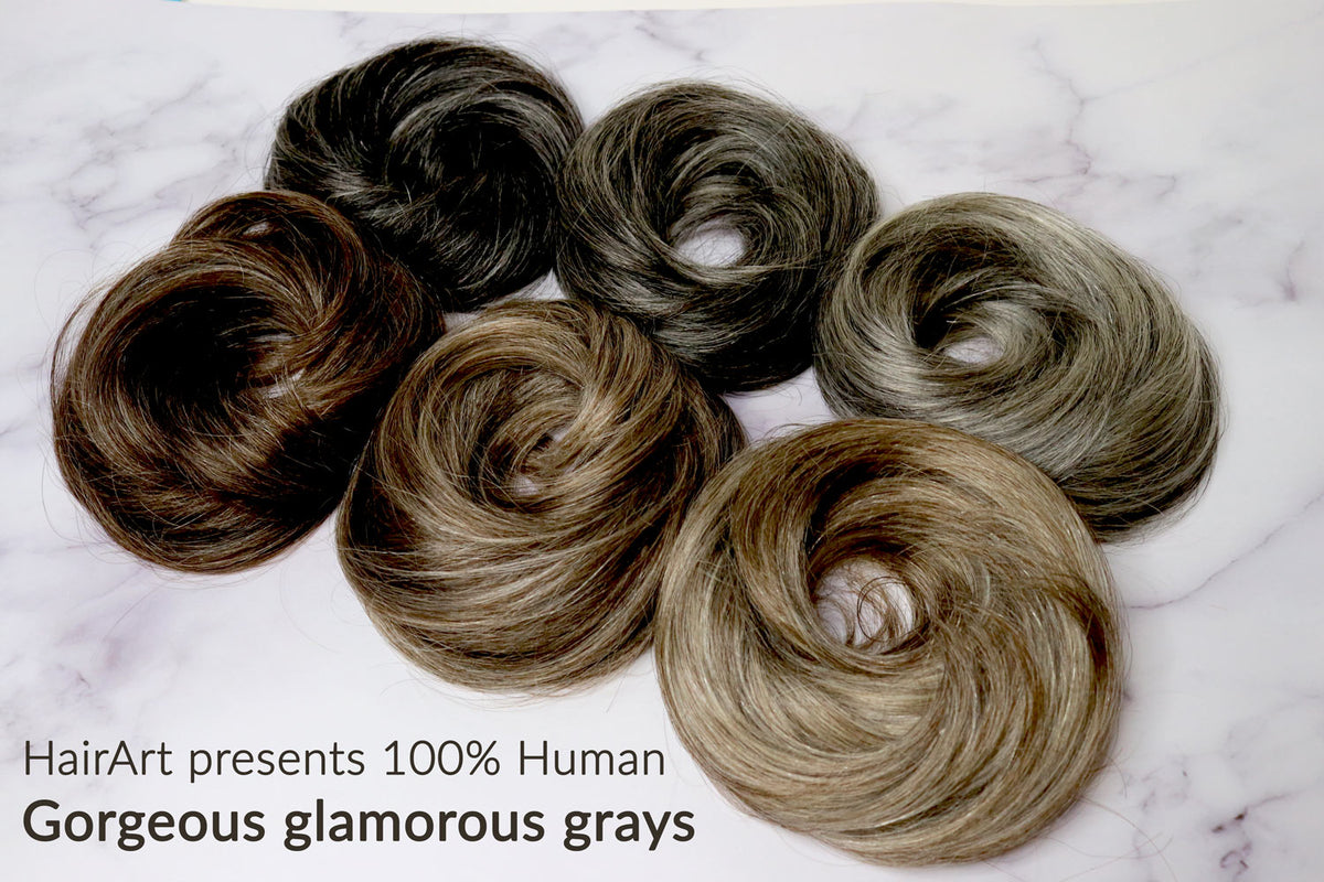 Hairart 6 Inch Hair Wrap - The Grays Collection